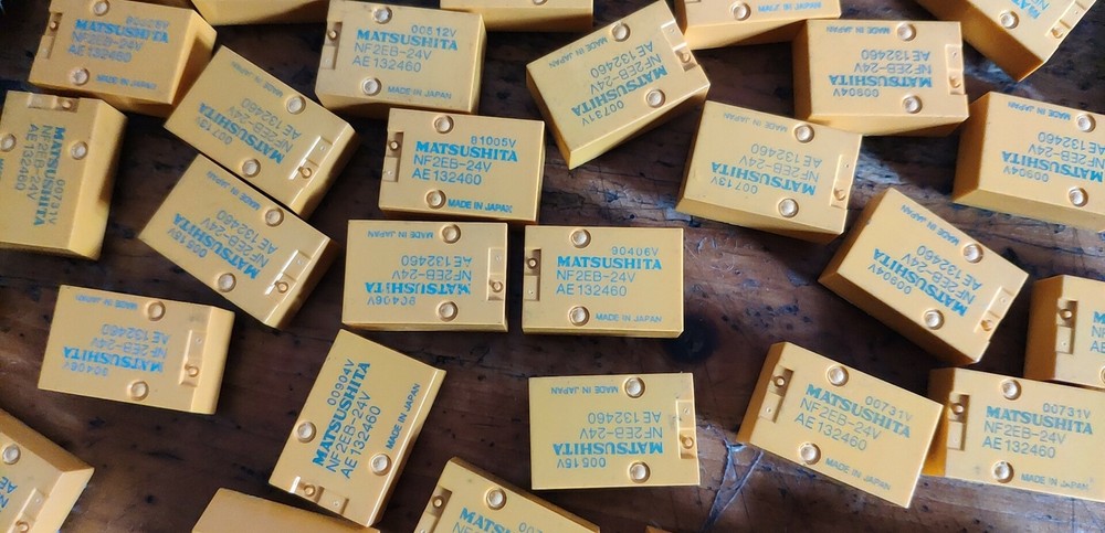 NF2EB-24V Low Signal Relay 24VDC 2A 9 Pins x 2pcs