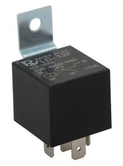 Plastic Enclosed Relay LD12FR SPDT 12V 40A 87 Ohms 5 Pin 1.10×1.10 In 2 PCS