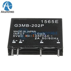 G3MB-202P DC-AC PCB SSR In 5V 12V DC Out 240V AC 2A Solid State Relay Module