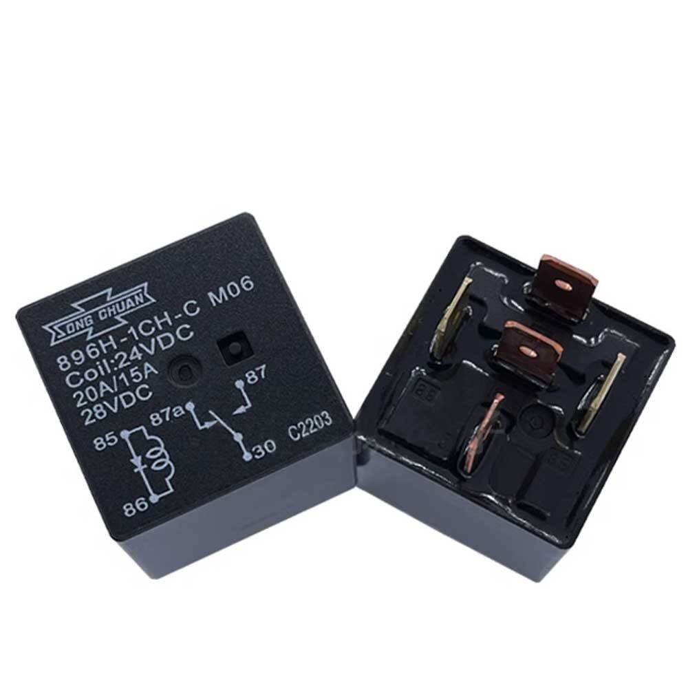SongChuan Relay 896H-1CH-C M06 24VDC Relay 20A/15A 5-Pin diode Automive Relay