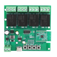 DC/AC7-32V 2/3/4 Channel Ewelink Smart Bluetooth WIFI Relay Switch Module Type-C