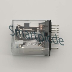 HH53PL Coil 3PDT 11 Pins Green LED Light General Purpose Power Relay DC 12V