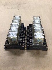 Omron MY2N-D2 Relay 24VDC With Socket Base *Lot of 10* #4023I148