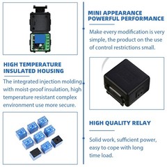 Wireless Remote Control Switch, 5V 12V 24V 30V Wireless Switch with 2 Remote Controls…