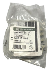 Schneider Telemecanique ABR-1E118B Interface Relay Module Screw Clamp 24V ACDC