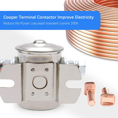 Upgrade Max 300A Peak Instant Current 12 Volt Solenoid Nickel-Plating for Golf C