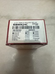 RIB RIBMN24C 2.75” Track Mount Relay 24 Vac/SPDT/15amp