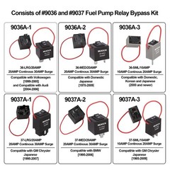 Relay Bypass Switch Kit – Amp Loop Fuel Pump Bypass, 6 Relay Tester Pack