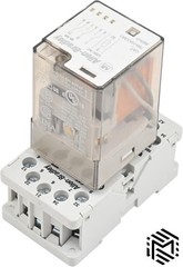 Allen-Bradley 700-HAX3A1 Relay w/ 700-HN101 Base – 120VAC Coil – Ser D