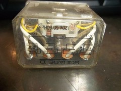 SQUARE D RS44M1P14V20 CLASS 8501 SER A GENERAL PURPOSE RELAY (DR4D3)