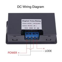 DC5/12/24V AC110-220V Delay Time Relay Module Timing Delay Cycle Switch Timer