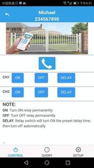 4G Gsm Remote Relay Switch 12V 2-Channel 30A At&T T-Mobile Kt-G3-A