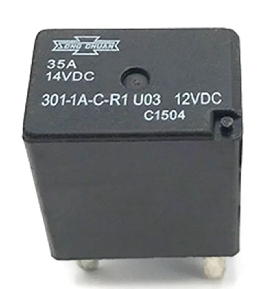 301-1A-C-R1-U03 12VDC Song Chuan Automotive Relay 35A 4Pins LOT x 4pcs