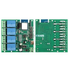 DC/AC7~32V 16A 433MHz 4 Channel Wireless RF Relay Remote Control Switch Receiver