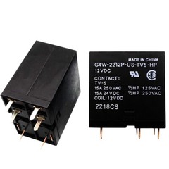 10PCS G4W-2212P-US-TV5-HP 12VDC Power Relay 15A 250VAC 6Pins