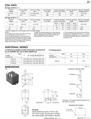 JA1b-TM-AC240V AR6539 MATSUSHITA Power Relay 240VAC Coil SPST-NC 1HP 15A 250VAC