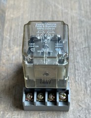 TYCO POTTER & BRUMFIELD KRPA-11DN-24 RELAY W/SIEMENS 3TX7144-1E2 SOCKET BASE