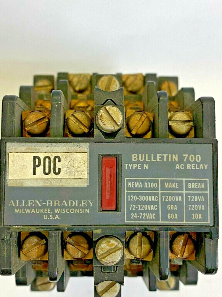 ALLEN-BRADLEY 700-N800A1 SERIES C AC RELAY