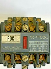 ALLEN-BRADLEY 700-N800A1 SERIES C AC RELAY