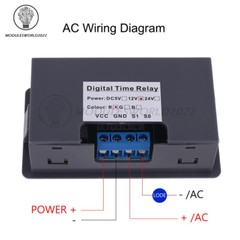 Delay Time Relay Module Timing Delay Cycle Switch Timer 5V 12V 24V 110V-220V