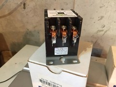 Emerson 124501P1S Contactor 3PL 24V coil 15/20 amp