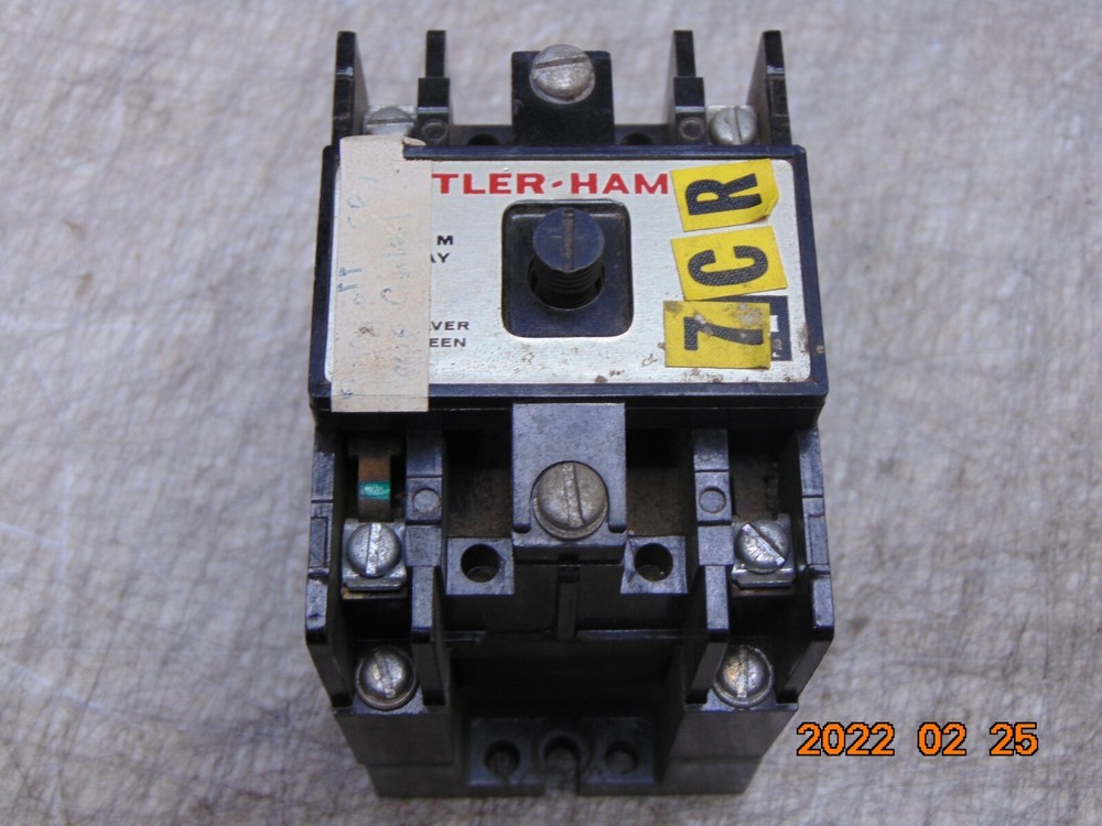 CUTLER HAMMER D23MB TYPE M RELAY 120V COIL see description
