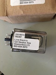 NEW FREE SHIPPING LINE ELECTRIC 8 pin ARTISAN RELAY HA-18574 RE387