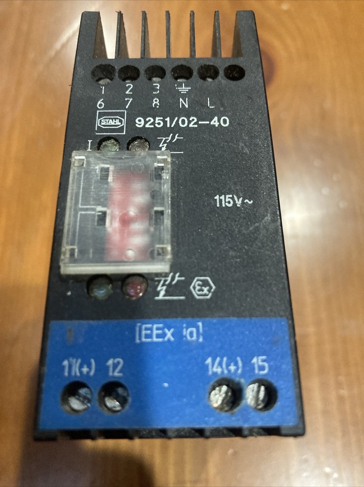 🇺🇸STAHL 9251/02-40 Safety Relay Repeater Module Unit 115V. 30-Day Warranty