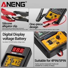 ANENG 11-25V Relay Detector RT01 Digital Universal 4/5 Pins Car Battery Vehicle