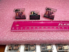10 pcs – 12 VDC relays , High Current ( 16A ) Omron PN/ G2R-1-E-T130