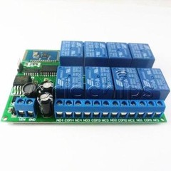 12V 8CH Bluetooth Relay Android Mobile Remote control Switch for Motor LED Light