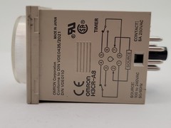Omron H3CR-A8 8 Pin Relay 1.2S 300H Knob Control Time Relay 100 240VAC