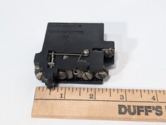 Lot of 2: General Electric 5980012 C0.60A Thermal Overload Relay Heater Switches
