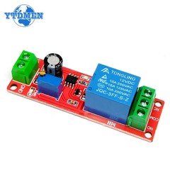 NE555 Timer Delay Relay Module Adjustable Switch 0-10S DC 12V Relay Shield