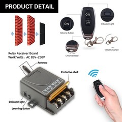 433Mhz Wireless Remote Control Switch 30A Relay AC 110V 120V 240V 220V