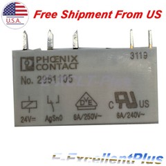 5x Replacement For Phoenix Contact NO.2961105 6A 24VDC 5-Pins 250VAC Power Relay