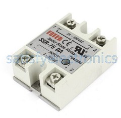 75A 250V SSR-75 DA Solid State Relay Module SSR-75DA 3-32V DC To AC 24V-380V