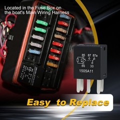 4pcs Relay 12V 30Amp for 278003828 Seadoo GTX 155 RXP RXT 215 230 255 260 300
