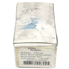 White Rodgers 90-293Q Type 84 SPDT Relay 24V Coil 8A 250VAC L36-905