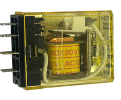 Idec RY2S-U 120V Relay w/Socket Base SY2S-05 New