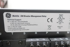 General Electric Ge C60TG3ALHF8LH6NM8LP6NU4LW6D Multilin C60 Management Relay