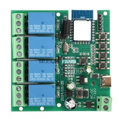 DC/AC7~32V 16A 433MHz 4 Channel Wireless RF Relay Remote Control Switch Receiver