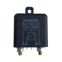 High Current Car Truck Auto On Off Relay 12VDC 100A AMP 2.4W 4 Pins E7J3