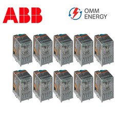 LOT OF 10 PCS ABB CR-M024DC4 1SVR405613R1000 Pluggable interface relay