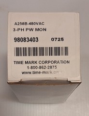 Time Mark A258B-480VAC 3-Phase Power Monitor Phase Loss Relay 380-480VAC 60Hz