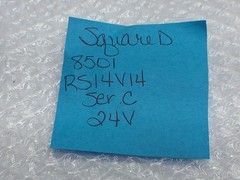 SQUARE D 8501RS14V14 SER.C RELAY 24V NSNP