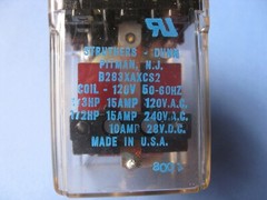 (5X) Struthers Dunn Relay B283XAXCS2, ( USA ) SPDT, solder lugs, 120Vac coil 15A