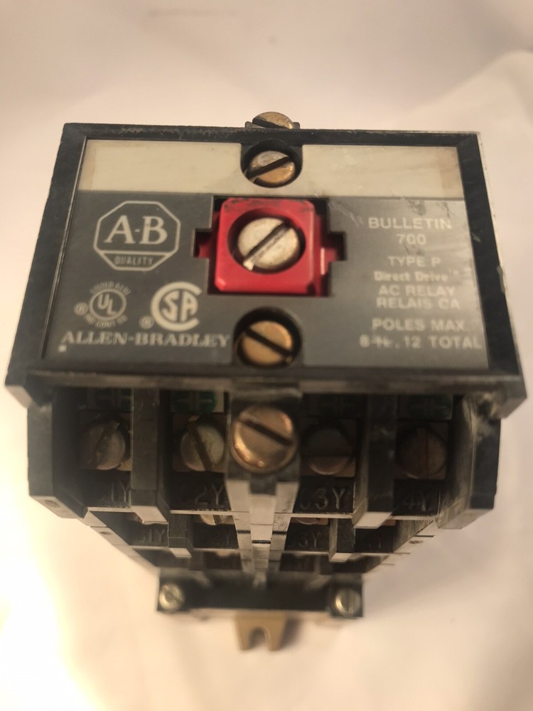 ALLEN -BRADLEY 700-P 1200a1 SER A CONTROL RELAY 110/120V COIL