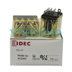10PCS/BOX REPLACE FOR IDEC RH4B-UL AC220V 14-pin Intermediate relay without base