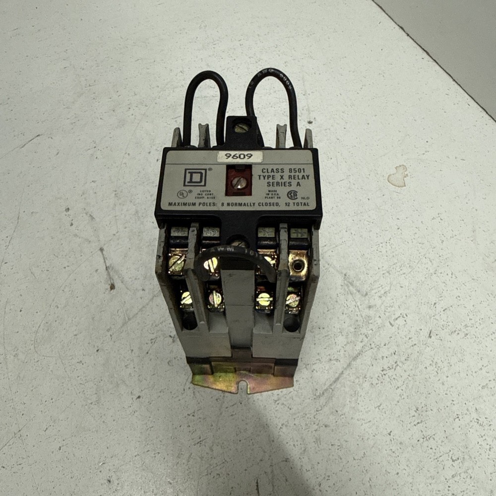 Square D Class 8501 Type X Relay Series A / Form 9545/ Type X0 60 **USED**
